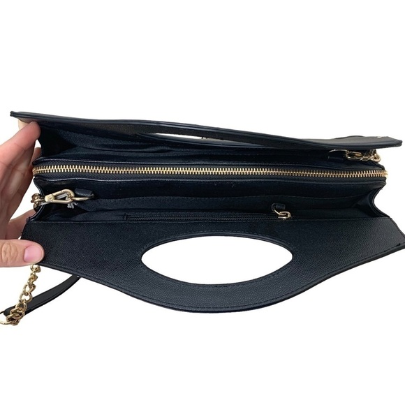 2/$30 A New Day Target Black Gold Studded Casual Career Crossbody Handbag - Picture 7 of 11